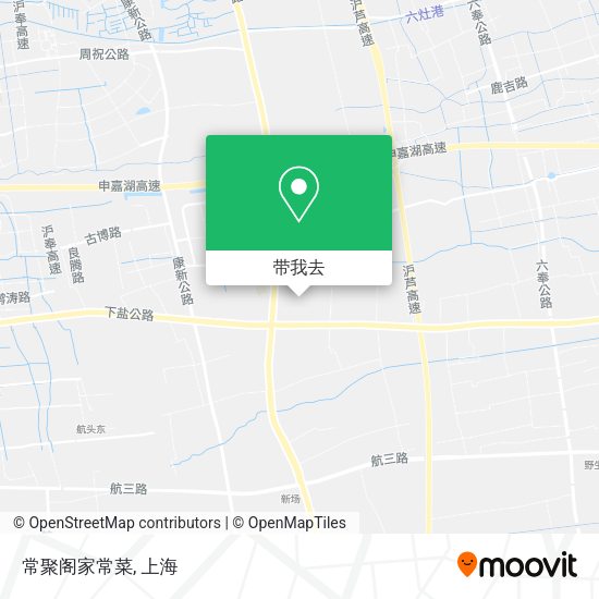 常聚阁家常菜地图