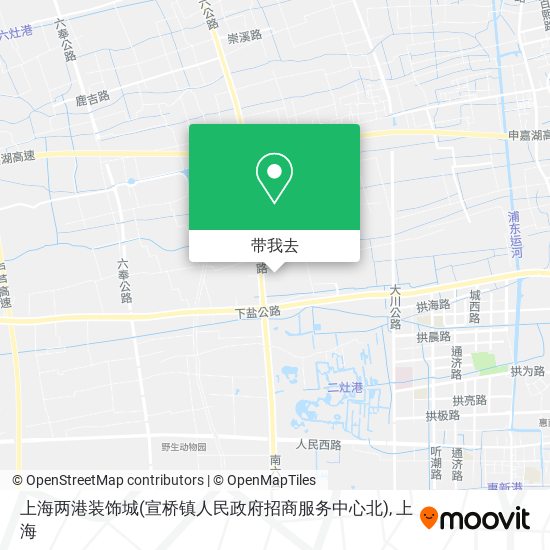 上海两港装饰城(宣桥镇人民政府招商服务中心北)地图