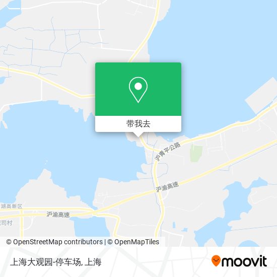 上海大观园-停车场地图