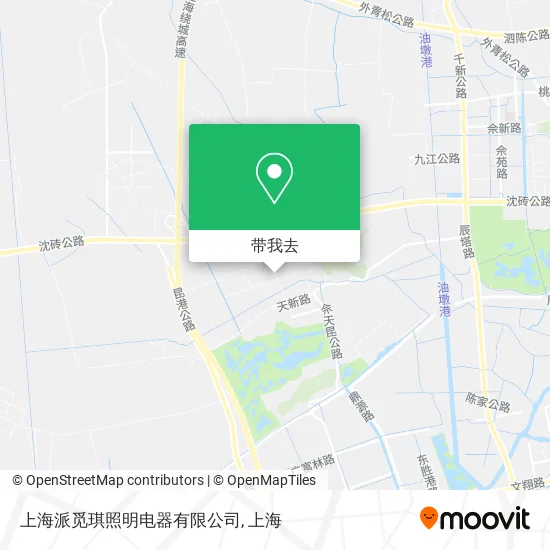上海派觅琪照明电器有限公司地图