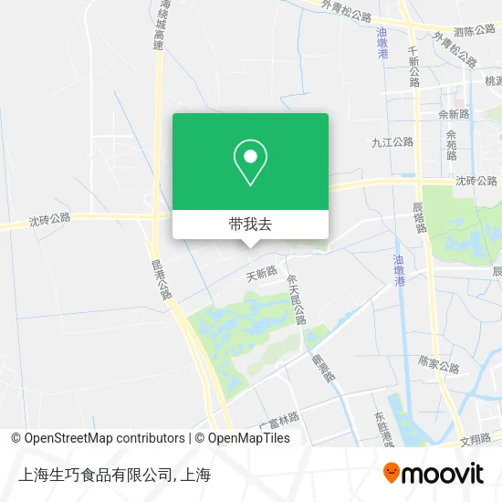 上海生巧食品有限公司地图