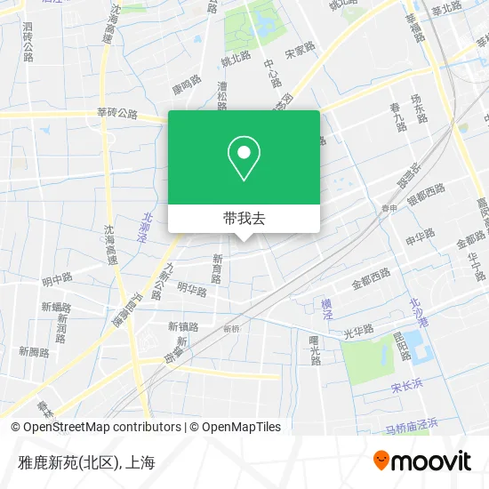 雅鹿新苑(北区)地图