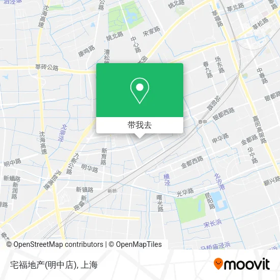 宅福地产(明中店)地图