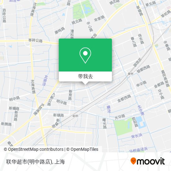联华超市(明中路店)地图