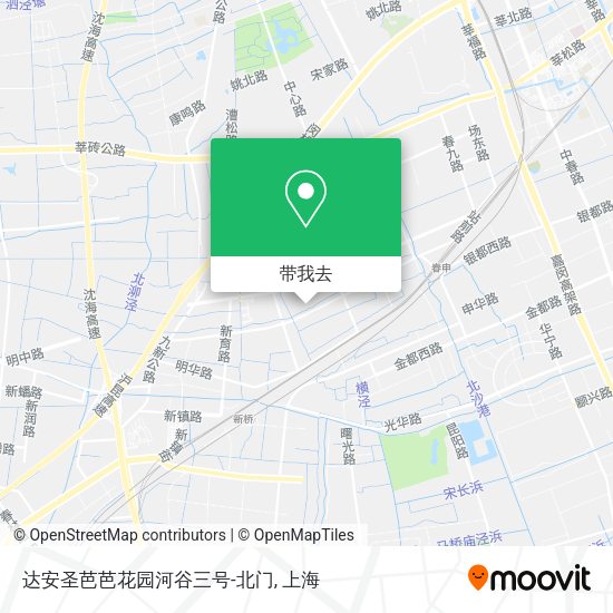 达安圣芭芭花园河谷三号-北门地图