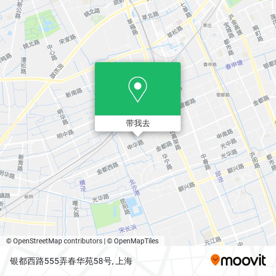 银都西路555弄春华苑58号地图