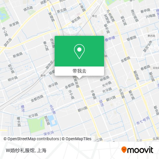 W婚纱礼服馆地图