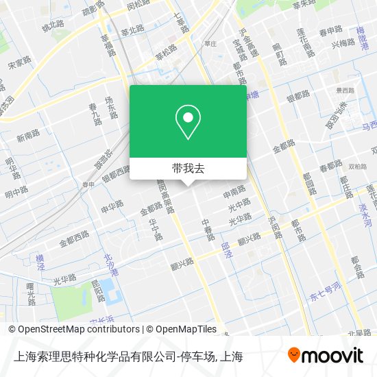 上海索理思特种化学品有限公司-停车场地图