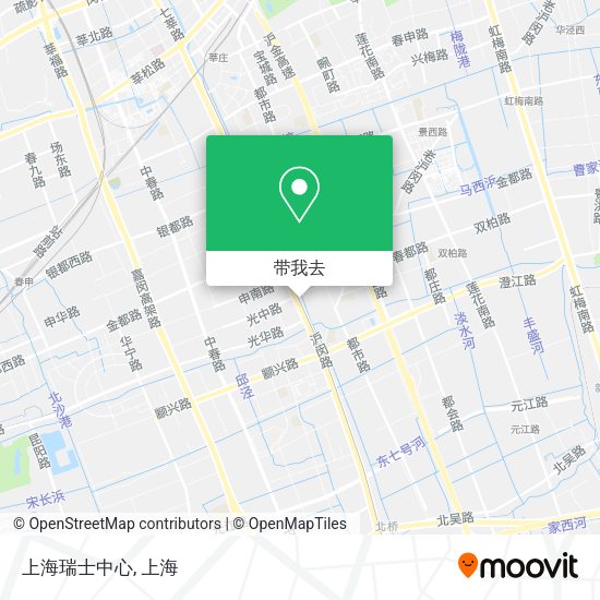 上海瑞士中心地图