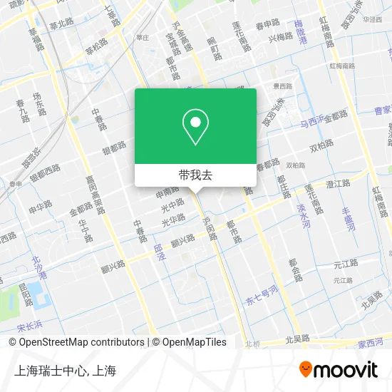 上海瑞士中心地图