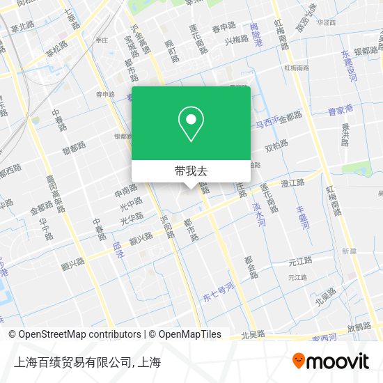 上海百绩贸易有限公司地图