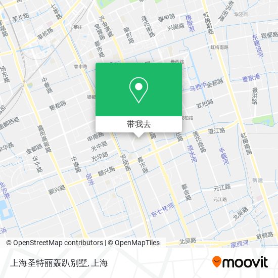 上海圣特丽轰趴别墅地图