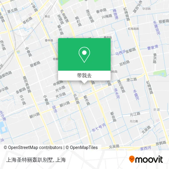 上海圣特丽轰趴别墅地图