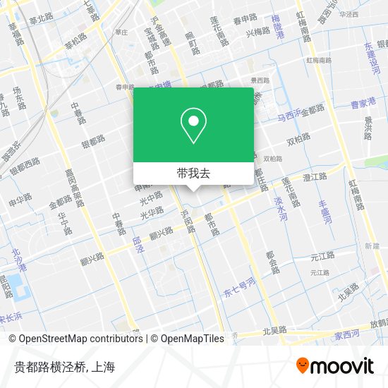 贵都路横泾桥地图