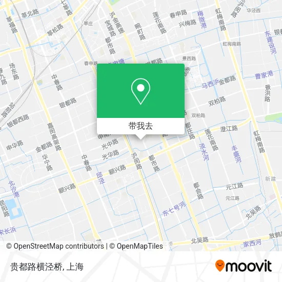 贵都路横泾桥地图