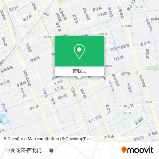 申良花园-西北门地图