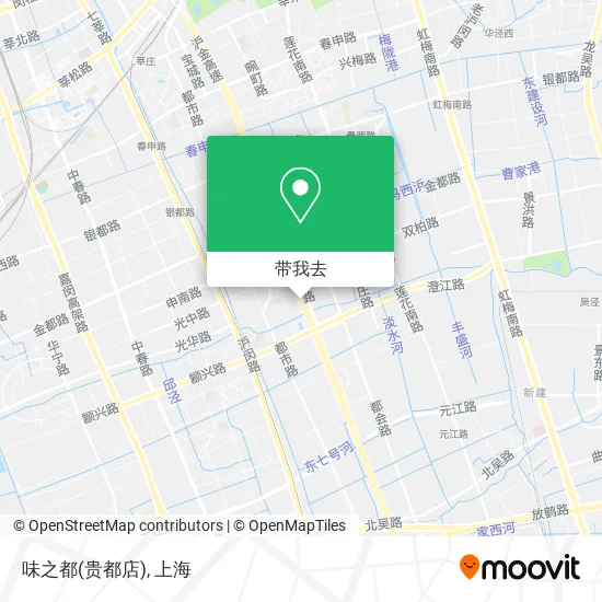 味之都(贵都店)地图