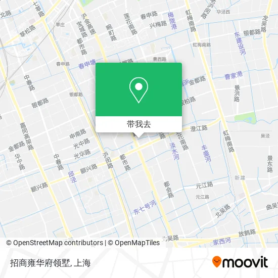 招商雍华府领墅地图