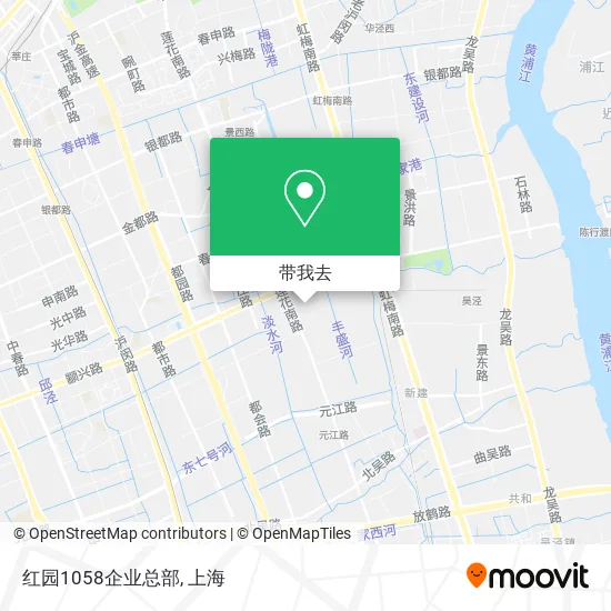 红园1058企业总部地图