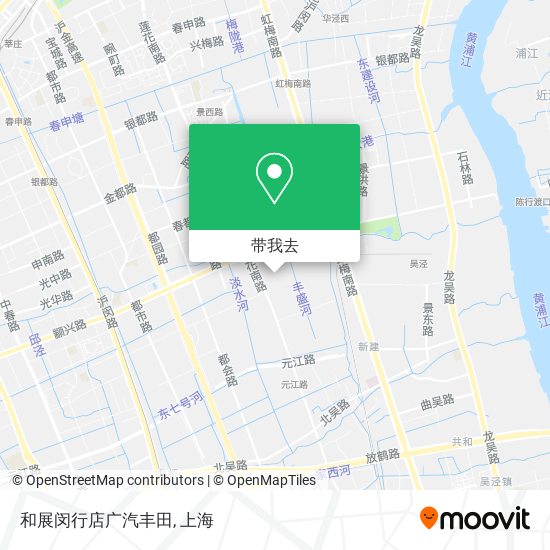 和展闵行店广汽丰田地图