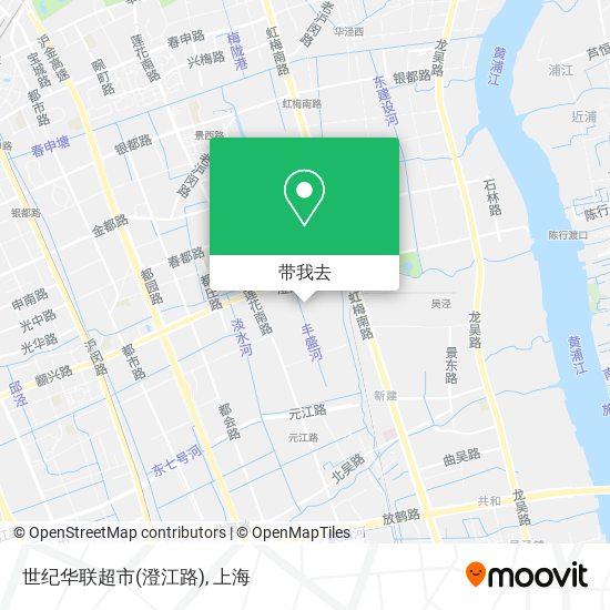 世纪华联超市(澄江路)地图