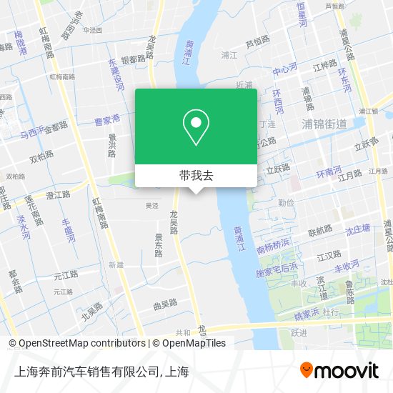 上海奔前汽车销售有限公司地图