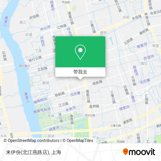 来伊份(北江燕路店)地图