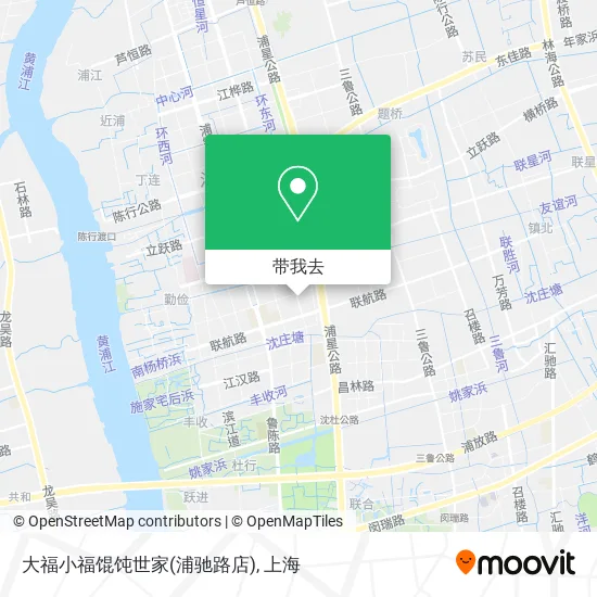 大福小福馄饨世家(浦驰路店)地图
