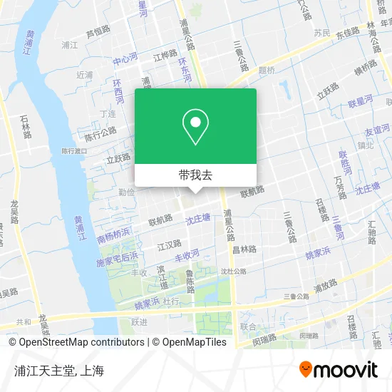 浦江天主堂地图