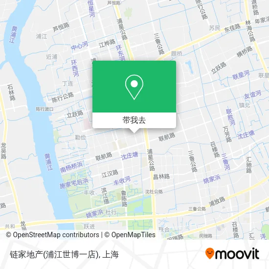 链家地产(浦江世博一店)地图