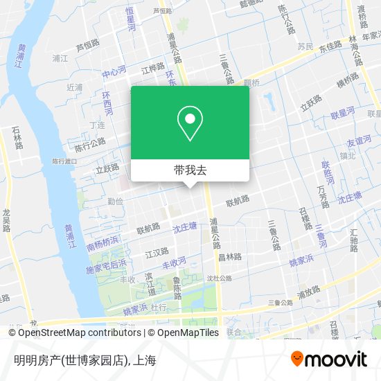 明明房产(世博家园店)地图
