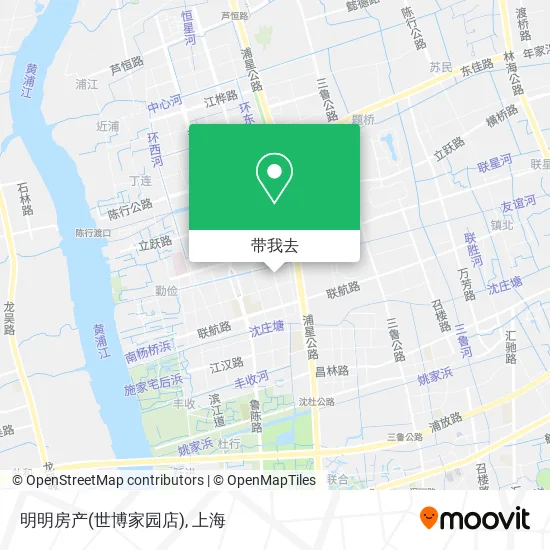 明明房产(世博家园店)地图