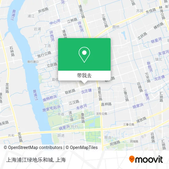 上海浦江绿地乐和城地图