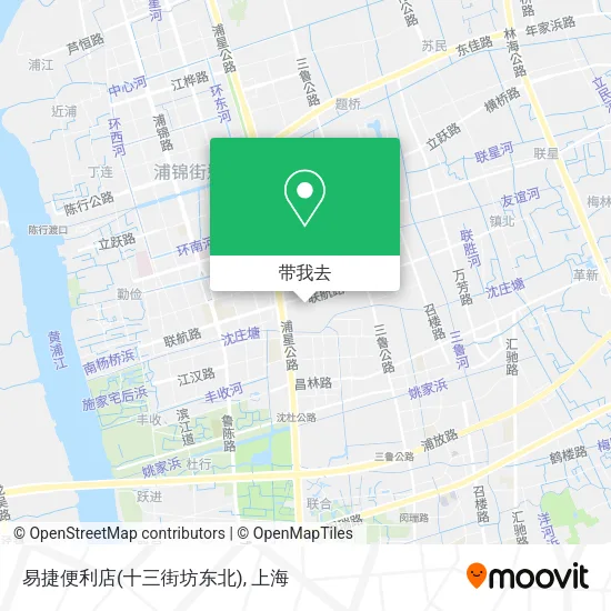 易捷便利店(十三街坊东北)地图