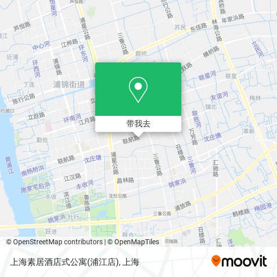 上海素居酒店式公寓(浦江店)地图