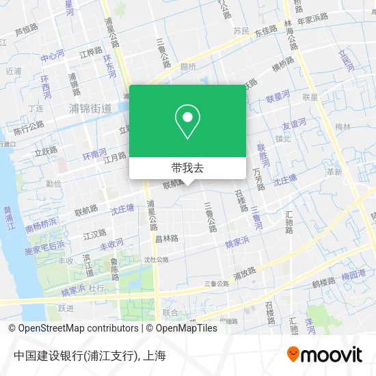 中国建设银行(浦江支行)地图