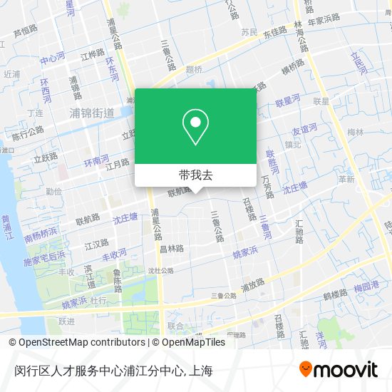 闵行区人才服务中心浦江分中心地图