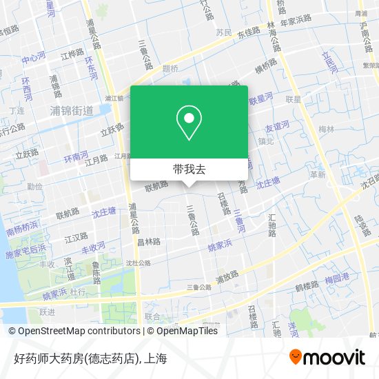 好药师大药房(德志药店)地图