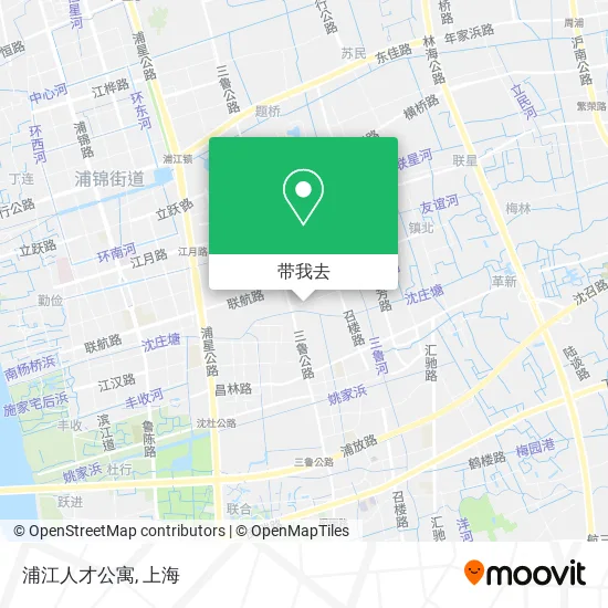 浦江人才公寓地图