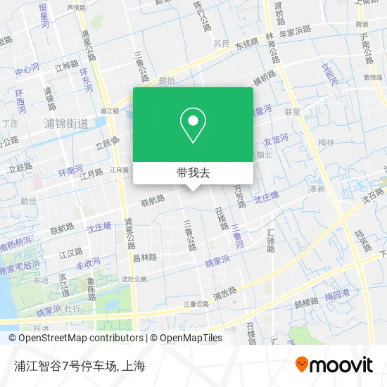 浦江智谷7号停车场地图