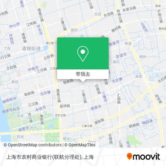 上海市农村商业银行(联航分理处)地图