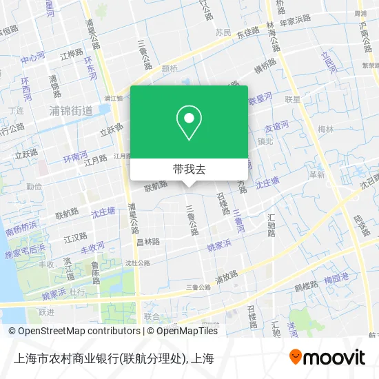 上海市农村商业银行(联航分理处)地图