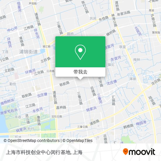 上海市科技创业中心闵行基地地图