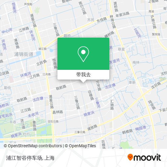 浦江智谷停车场地图