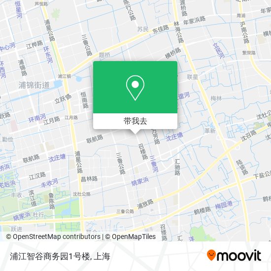 浦江智谷商务园1号楼地图