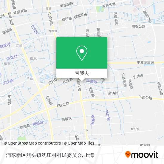 浦东新区航头镇沈庄村村民委员会地图