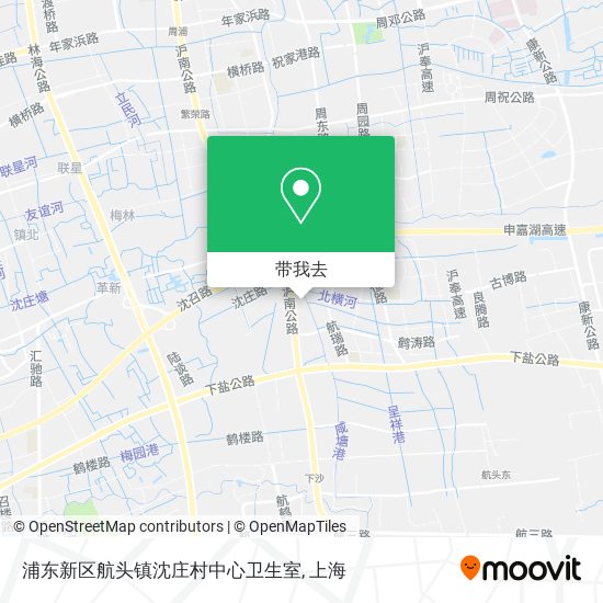 浦东新区航头镇沈庄村中心卫生室地图
