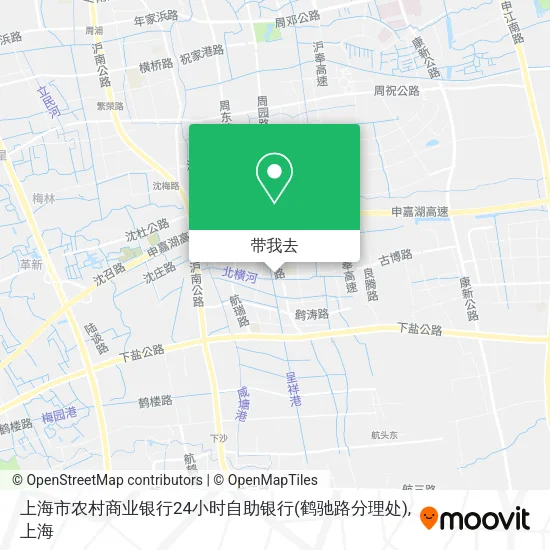 上海市农村商业银行24小时自助银行(鹤驰路分理处)地图