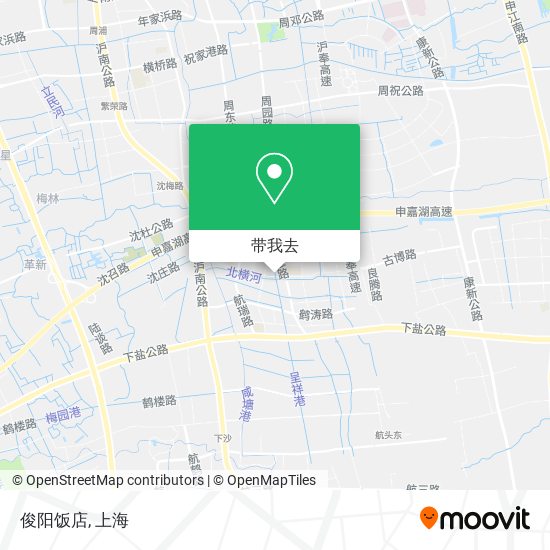 俊阳饭店地图