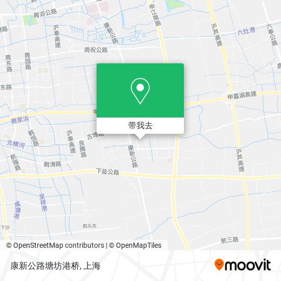 康新公路塘坊港桥地图